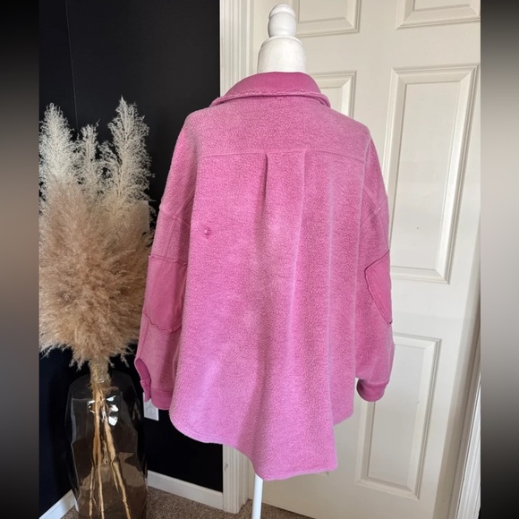 Free People Ruby Jacket in Envy Pink 
size Medium - Picture 10 of 12